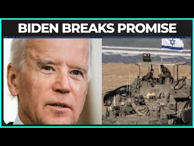 BREAKING: Joe Biden BREAKS His Word On Arms Package To Israel