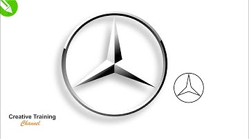Mercedes Brand Logo Design | CorelDraw | Tutorial