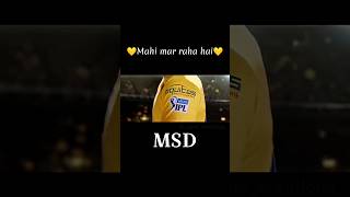 Ms Dhoni💛|When I get older,I will be stronger, They call me freedom, Just like a wavin flag💛|#shorts