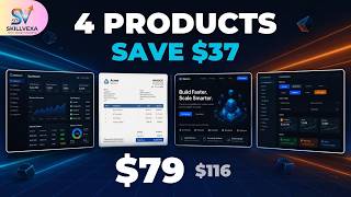 4 Products in 1 Bundle — Save $37 | PHP SaaS Kit + Invoice System + Landing Pages + Admin UI Kit