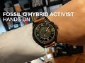 Fossil Q Hybrid Activist im Hands On: Die einfache intelligente Uhr