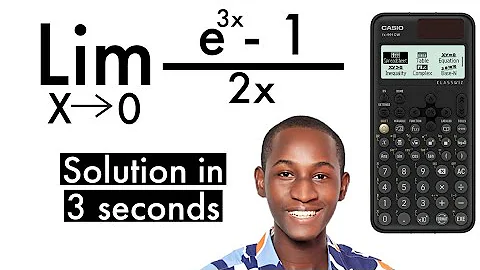 How To Solve Limits Fast Using Casio Fx-991 CW Trick/Technique (New Method!)