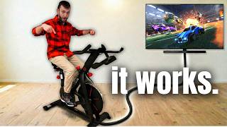 I built a gaming controller out of an exercise bike