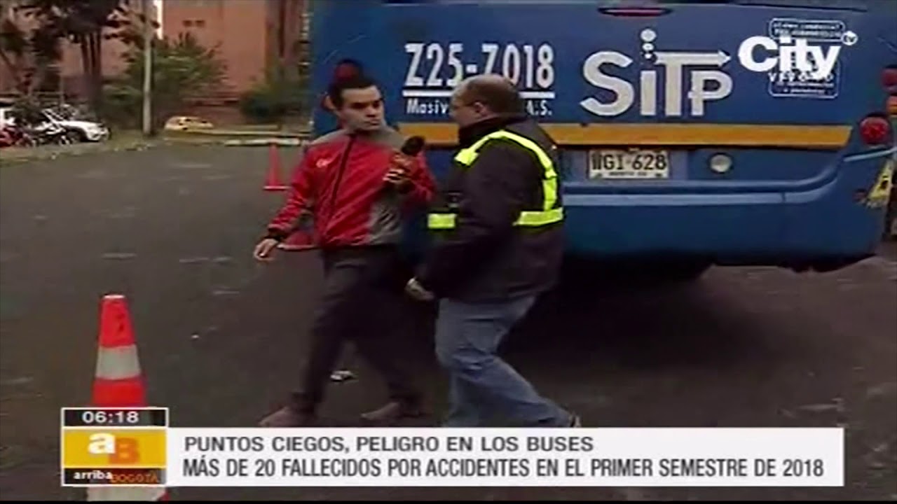 Puntos ciegos, un peligro en los buses del SITP | CityTV - YouTube