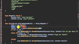 Build Horoscope Webservice in Golang