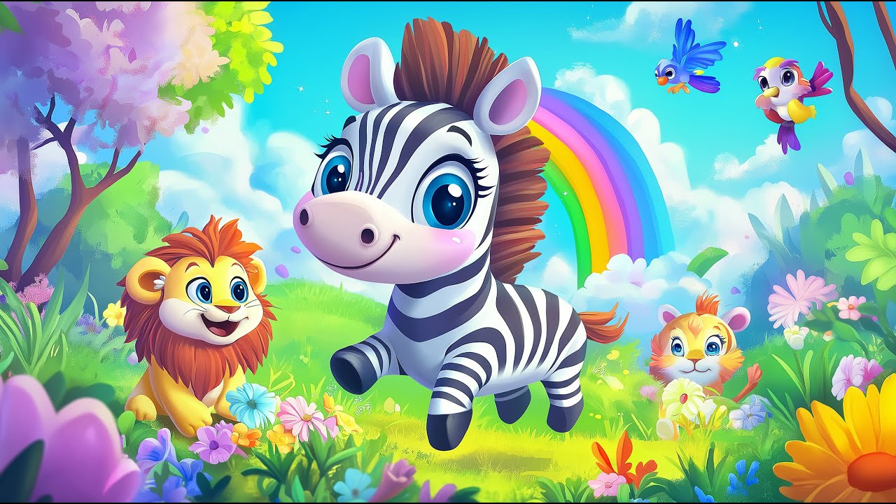 Zippy's Rainbow Quest 🌈 | Fun Animal Cartoon Adventure for Kids