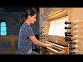 J.S. BACH - Polonaise in g minor, BWV Anh. 125 (Anne-Isabelle de Parcevaux, organ)