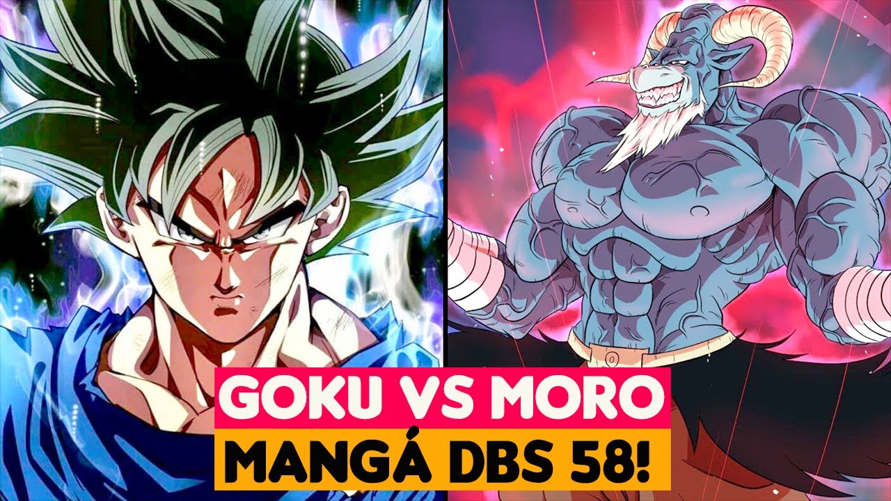 GOKU INSTINTO SUPERIOR VS MORO FULL POWER! DBS MANGÁ 58 ...