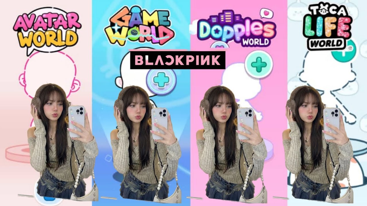 How To Make Lisa🖤BLΛƆKPIИK💗 in 4Gameplay #4gameplay #lisa #blackpink #avatarworld #video #tocaboca 
