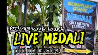  Suasana Persiapan Cek Sound Medali Puri Mojokerto 2026