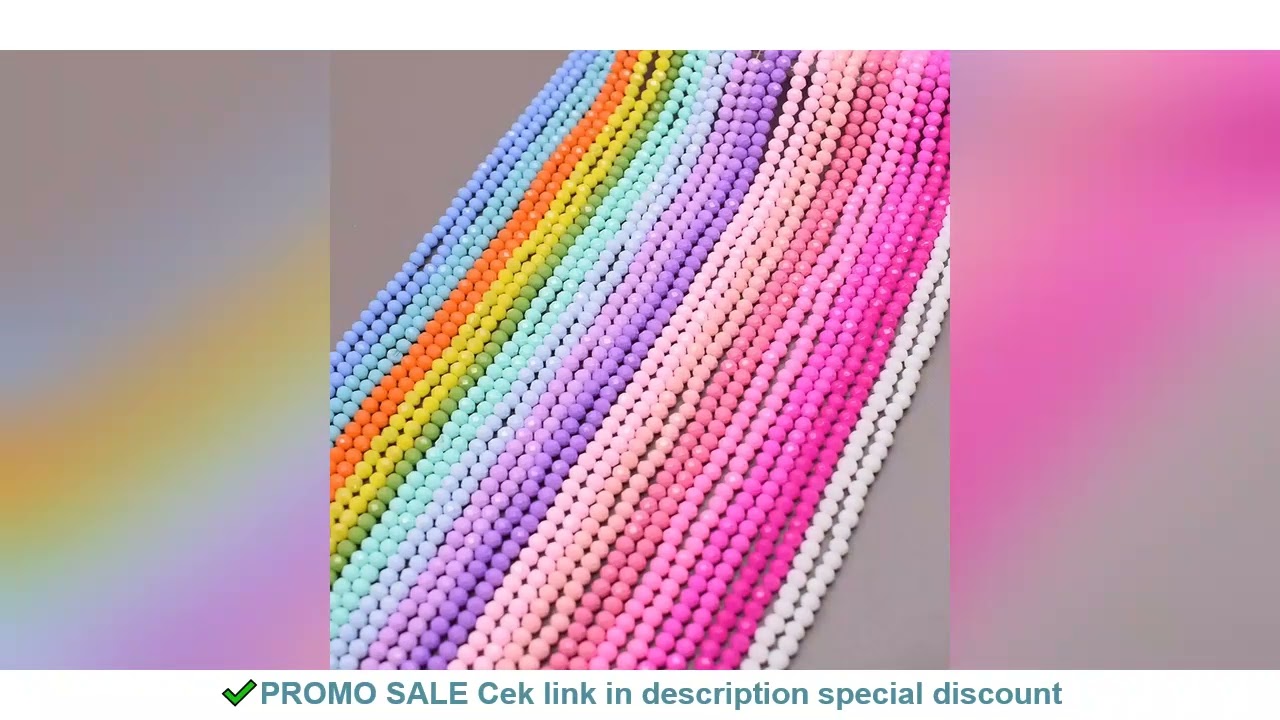 Fluorescence color 4mm 110pcs/lot Glass Beads Dyeing Rondelle Crystal Beads Faceted Loose Spacer Bea