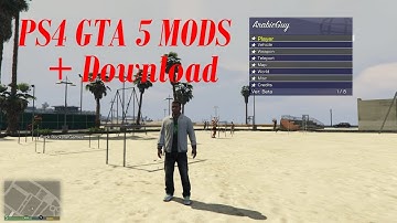 PS4 GTAV - ArabicGuy Beta Mod Menu - 4.05 Firmware + Download