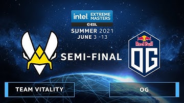 CS:GO - Team Vitality vs. OG [Dust2] Map 1 - IEM Summer 2021 - Semi-final