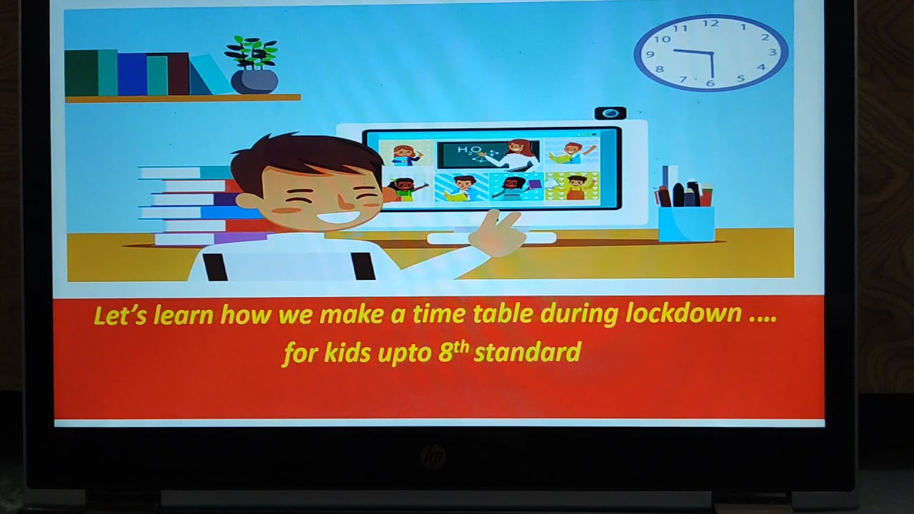 Lockdown Timetable With Timings And Online Classes upto for Grade 8|Full day Timetable for Kids