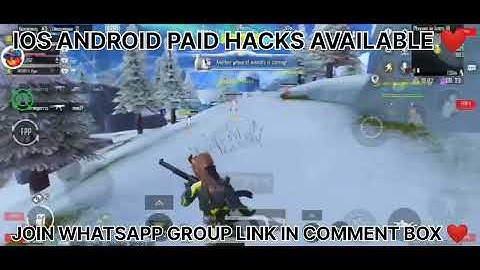 PUBG IOS HACK 4.1 PAID | IOS ANDROID (WHATSAPP GROUP LINK IN COMMENT BOX)