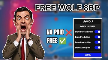 8 Ball Pool Wolf Hack | Free Version | Working Trick 🔥 🎱