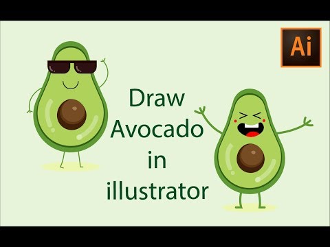 Video Học illustrator đơn giản bằng cách vẽ một trái bơ |... - youtube