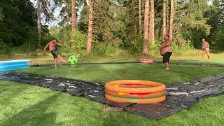 Slip And Slide Kickball