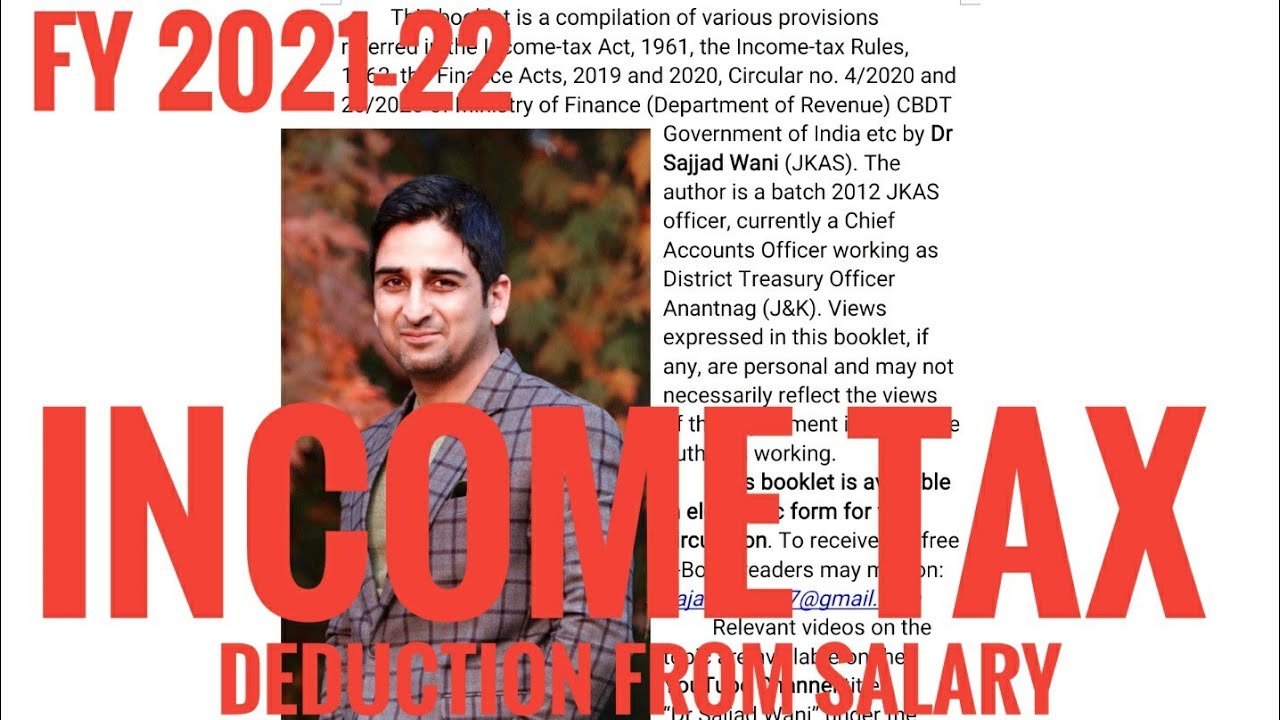 Tax Deduction from Salaries for the Financial Year 202122