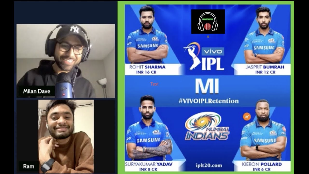 Mumbai Indians | IPL2022 MEGA AUCTION PREVIEW