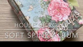 Soft Spine Album using House of Roses by Stamperia screenshot 1