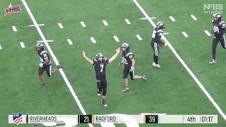 HIGHLIGHTS: LSU's Landen Clark leads Radford to first state title in 51 years 🏈