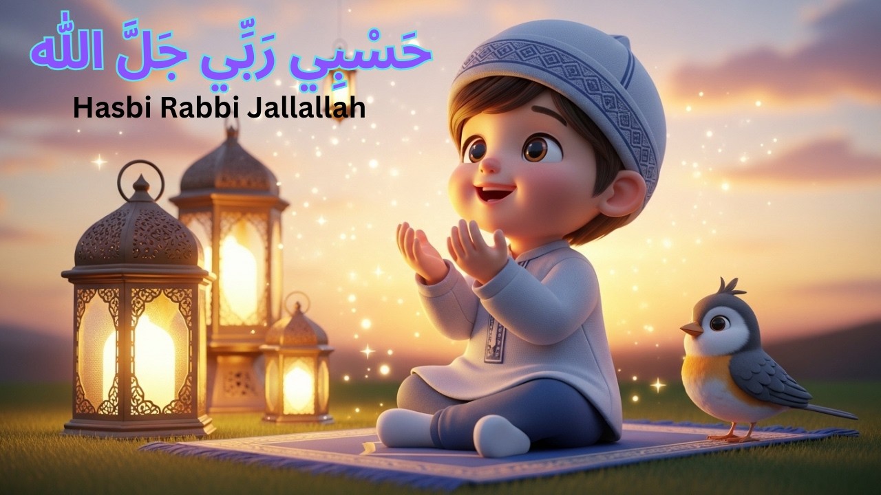 Hasbi Rabbi Jallallah 🌙 Beautiful Islamic Naat for Kids