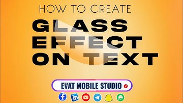 How to Create a Stunning Glass Text Effect in Pixellab | Step by Step Tutorial
