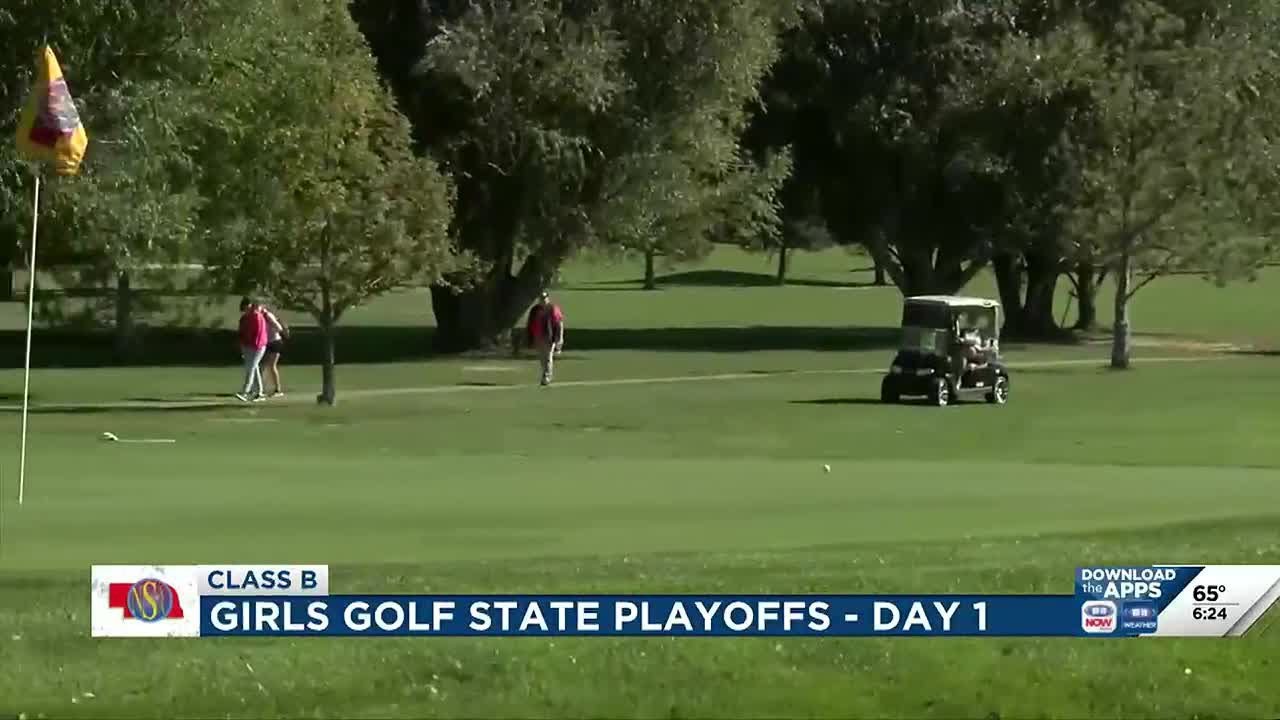 Class B: Girls Golf State Playoff - Day One - YouTube