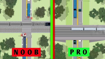 MAKING RAILROAD CROSSING IN INTERSECTION CONTROLLER GAME 2023  BAL BAL TV