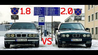 BMW E34 спустя пол года. Кто быстрее - 2.0 или 1.8? #bmwe34