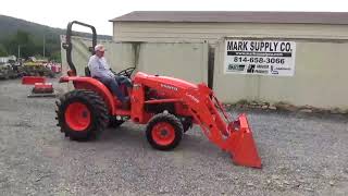 2019 Kubota L3301 Compact Tractor Loader 33Hp Hydro 4X4 La525 Quick Attach Loader For Sale Warranty
