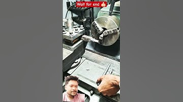 ms 1/2 "pipe face reducing on lathe with spark plug #mechanical #lathe #shorts #engineering #trick