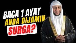 Ceramah Singkat 1 Menit: Bacaan 1 Ayat Mudah ini = Anda Dijamin Surga? | Syekh Ali Jaber #short