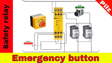 How to wire Safety Relay ? Emergency Stop Dual Channel Monitoring with reset || Easy Explained Tamil