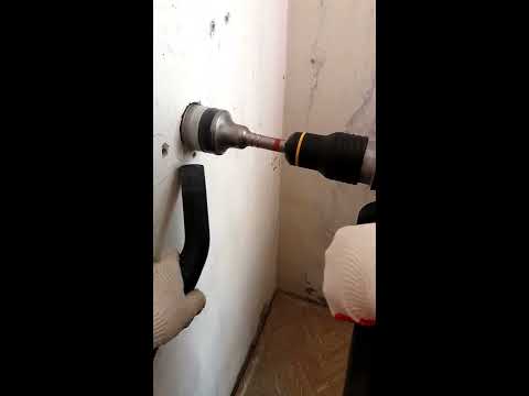 Коронка sds max Hilti и Dewalt 25602 в работе!
