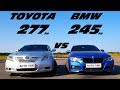 CAMRY 3.5 vs BMW 328i F30 . ГОНКА.