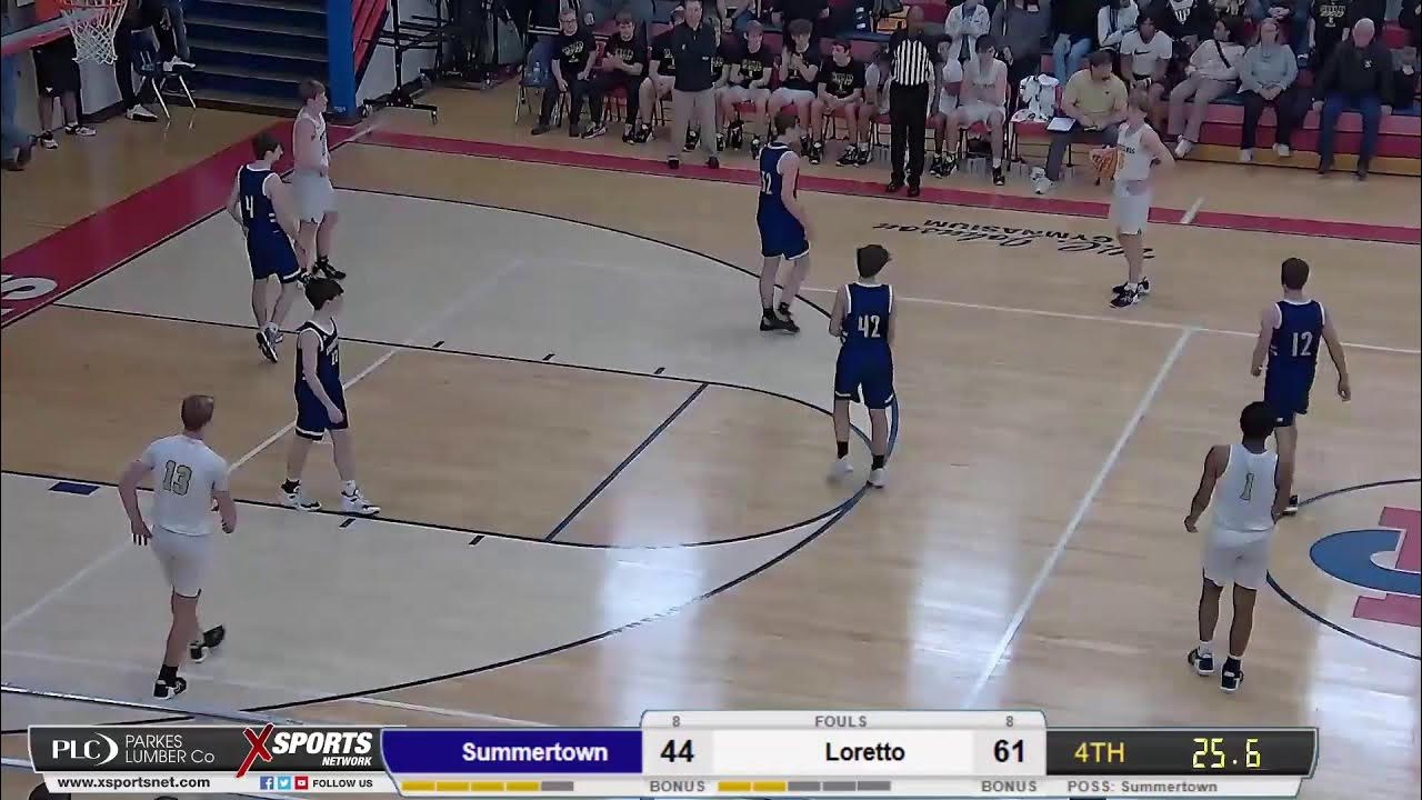 Summertown High School vs Loretto High School Men's Basketball 2_17