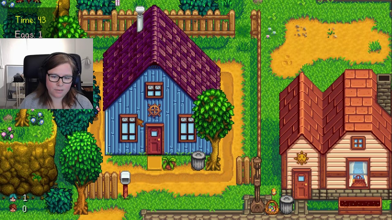 Coop special egg festival, straw hat Stardew Valley YouTube