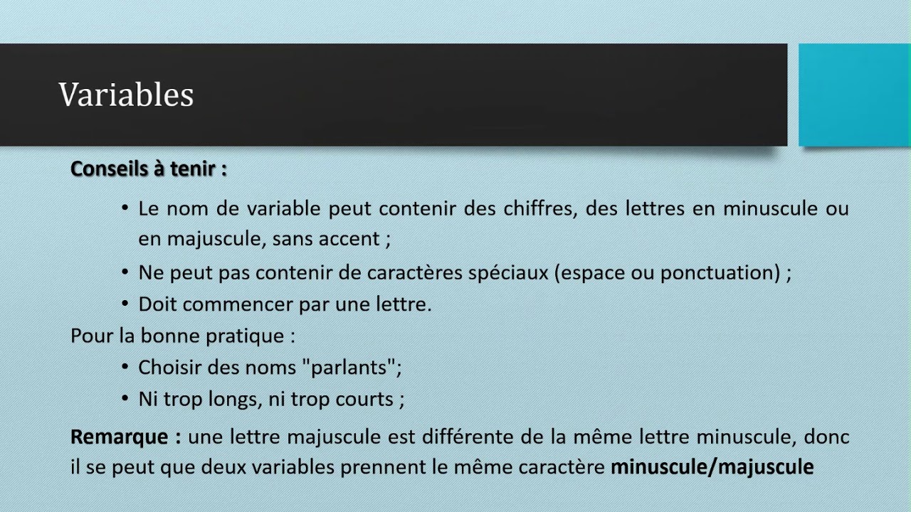 Les variables et fonctions prédéfinis sur Matlab - YouTube