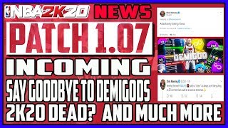 NBA 2K20 NEWS - PATCH 1.07 INCOMING - 2K20 DEAD ALREADY? - SCREENS ARE JUST BROKEN LOL