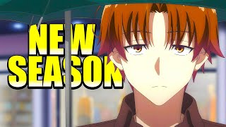 Clroom Of The Elite Season 4 Release Date New Animation Style Looks Good??