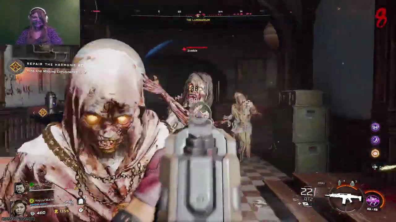 BO7 with the hubby...WITH FACECAM!!!!!