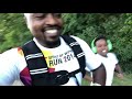 Running with my Son Saruni Lazaro today.