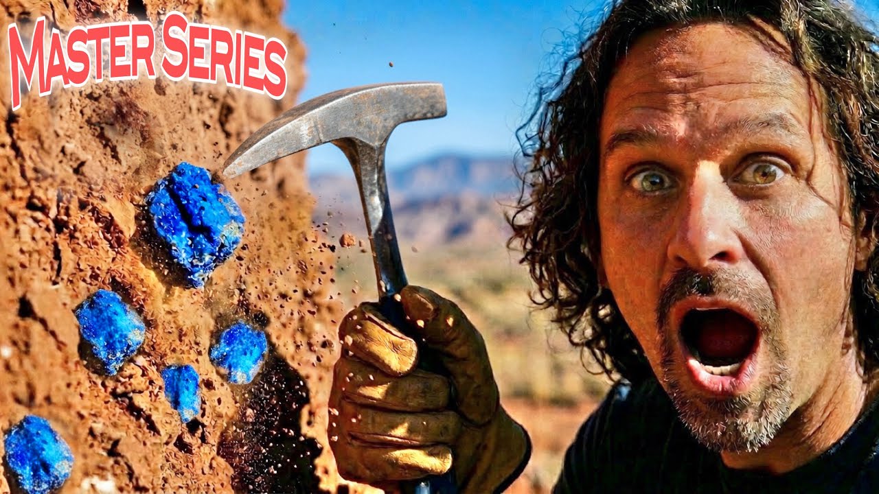 Blueberry AZURITE Jackpot! Utah Rockhounding at its Best!