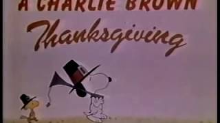 A Charlie Brown Thanksgiving sponsor billboard, 1984