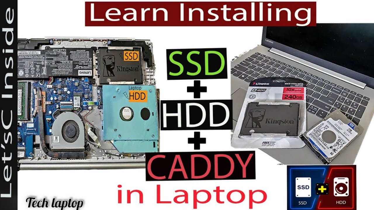 old hp laptop how to speed fast | SSS + HDD + CADDY in laptop | - YouTube