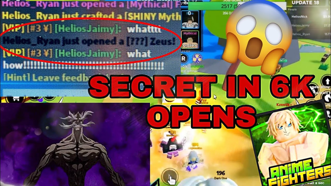 OMG!😱😱 NEW SECRET IN THE FIRST 3 MINUTES anime fighters simulator - YouTube