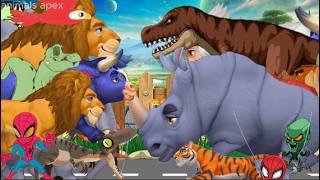 WILD Animals Cause TOTAL Chaos In 3D Racing Games? | 4k | Part 15 screenshot 3