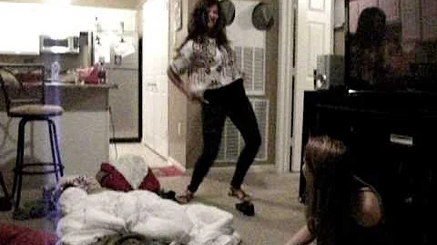 Drunk dancing to Ciara's "Ride"